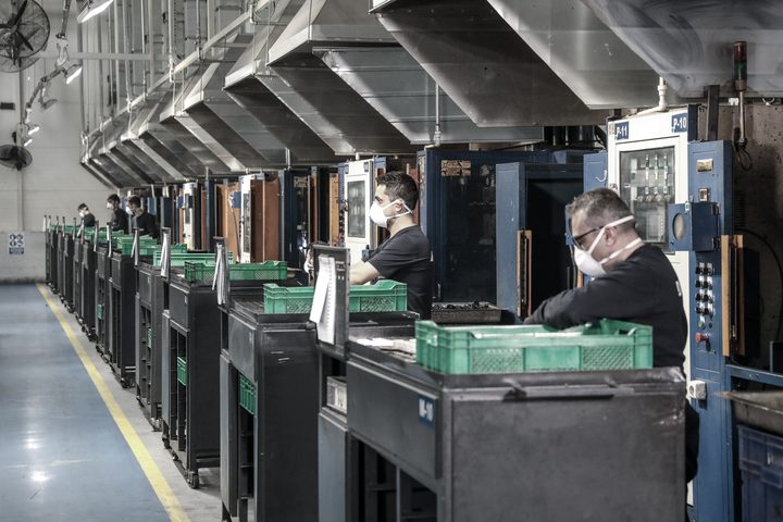 Process check at the press