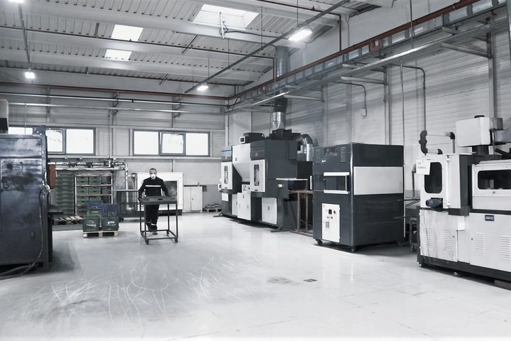 The surface preparation line